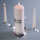 Engraved Medallion Unity Candle Deluxe Set