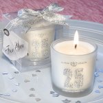 25th Anniversary Candle Favors